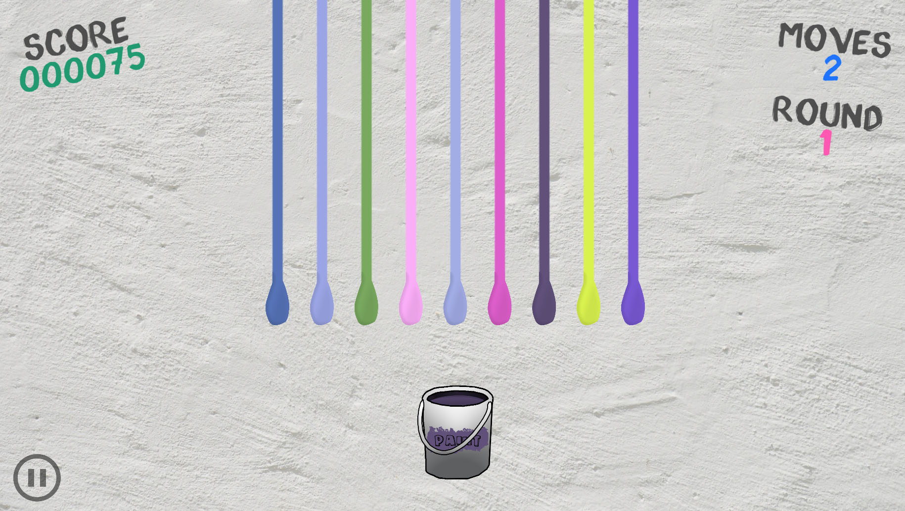 Screenshots of "Colourain" PC game